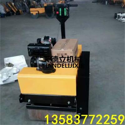 手扶式双轮压路机振动路面压实机 - 济宁市天德立机械设备销售五部 