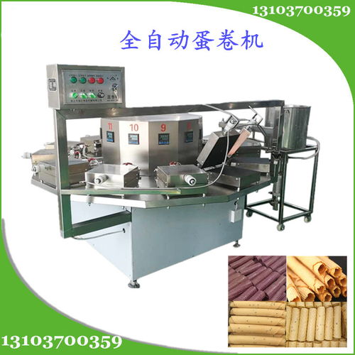 河北邢台厂家直销 爆款脆皮新型全自动蛋卷机，专注品质，提供零部件销售