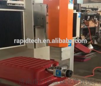 济南锐业锋机械厂 工厂直销高精密五轴加工中心与箱包雕刻机，专业零部件销售