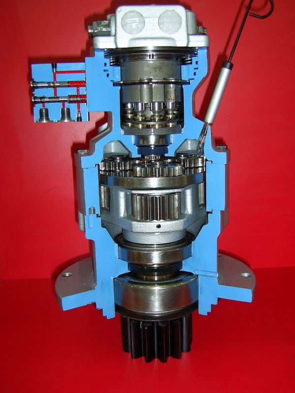 挖掘机回转马达模型在教学与实训中的关键作用